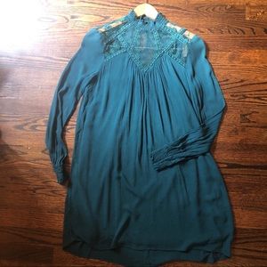Altar’d State Dress Green Long Sleeve Sz S